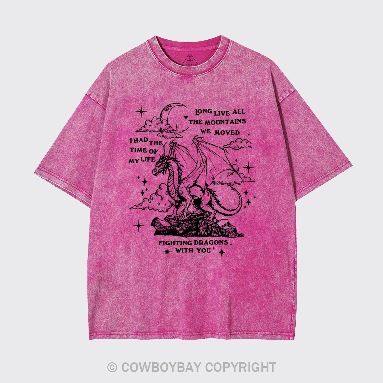 Fighting Dragons Garment-dye Tees