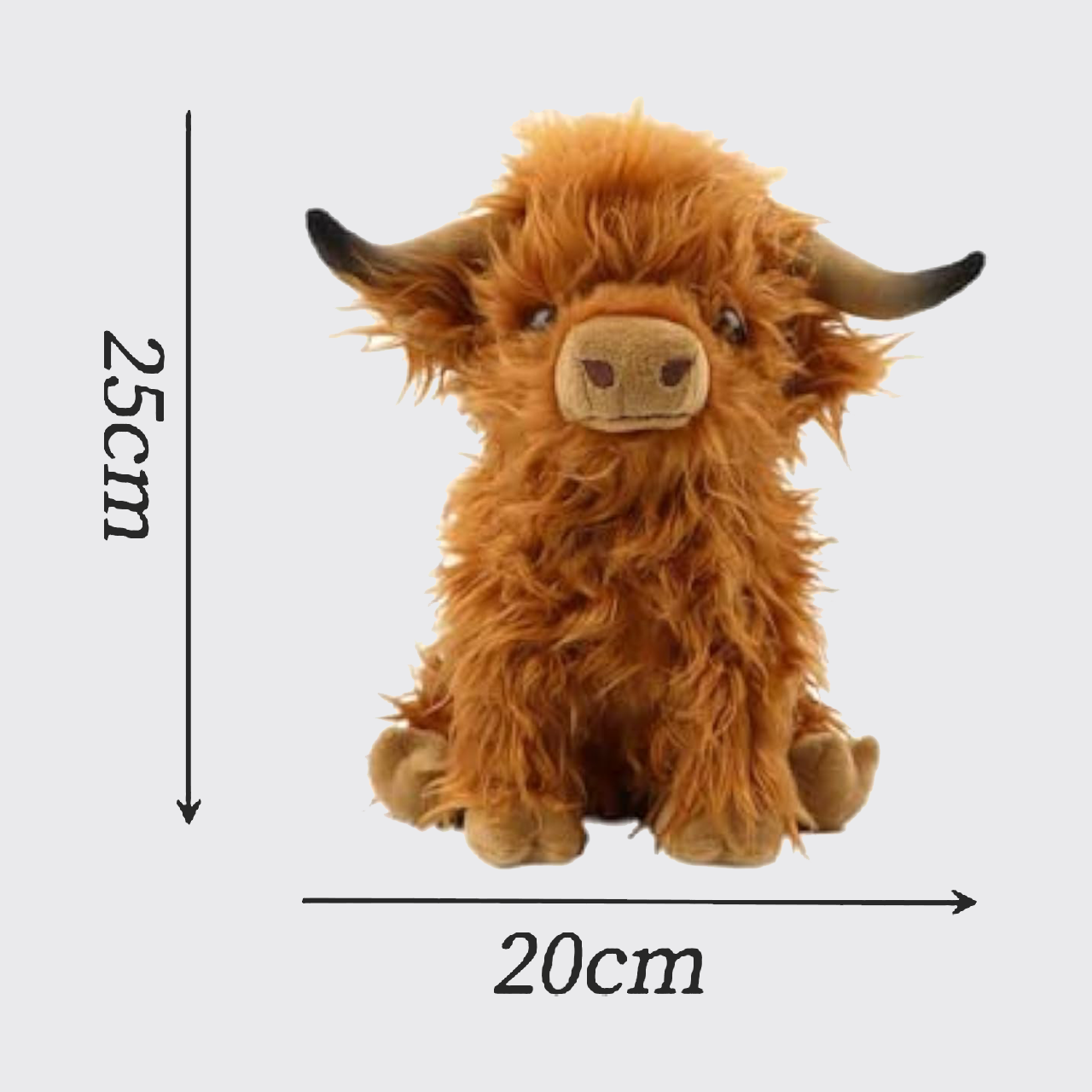 Scottish Highland Cow Stuffed Animal