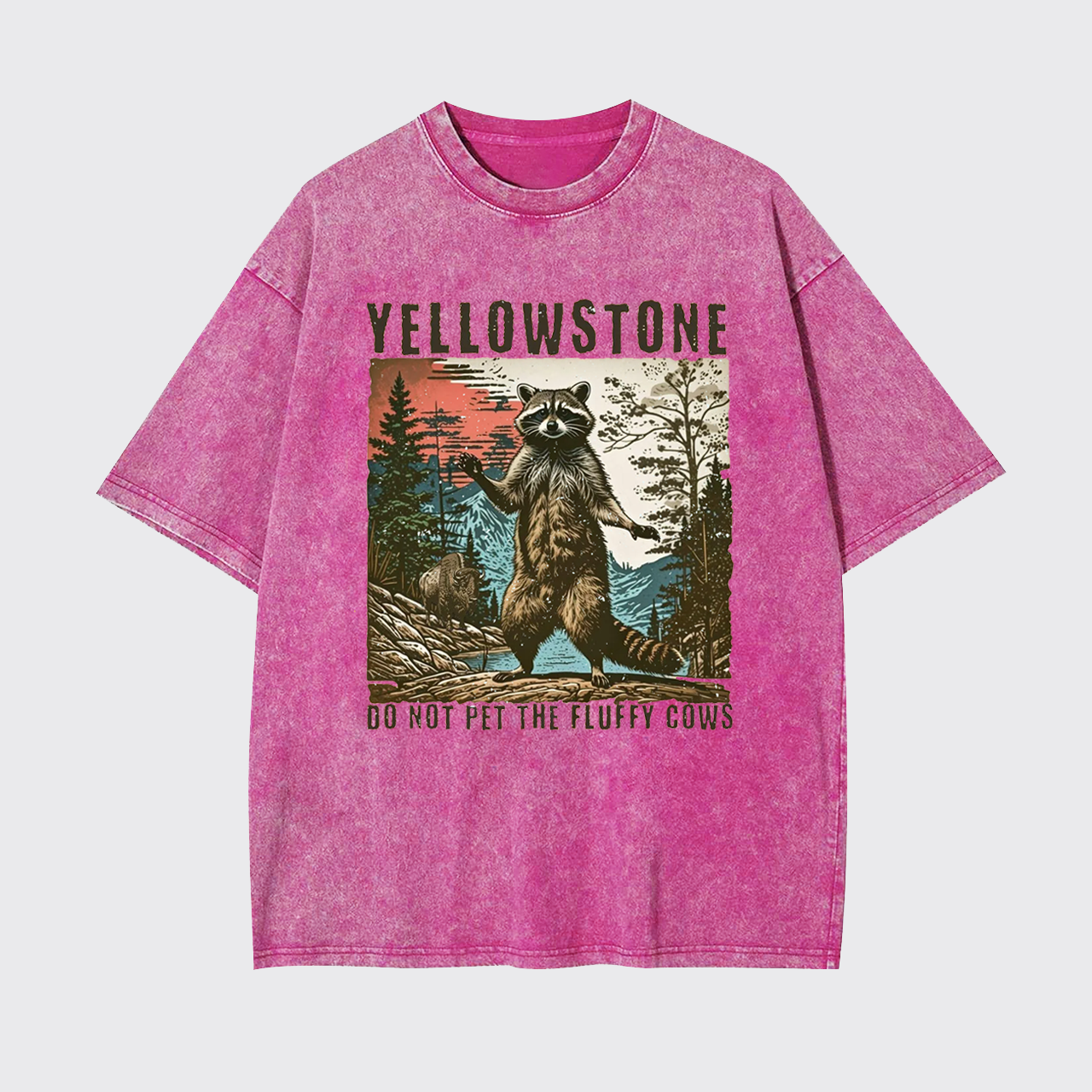 Yellowstone Do Not Pet The Fluffy Cows Garment-dye Tees