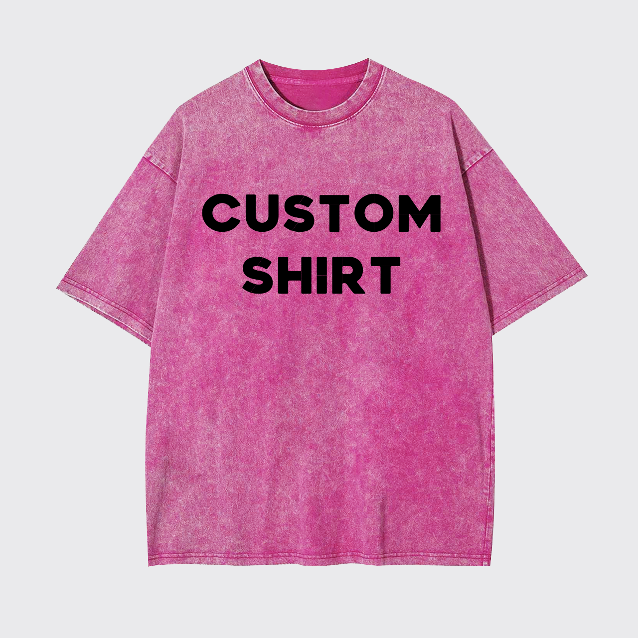 Custom Text Garment-dye Tees