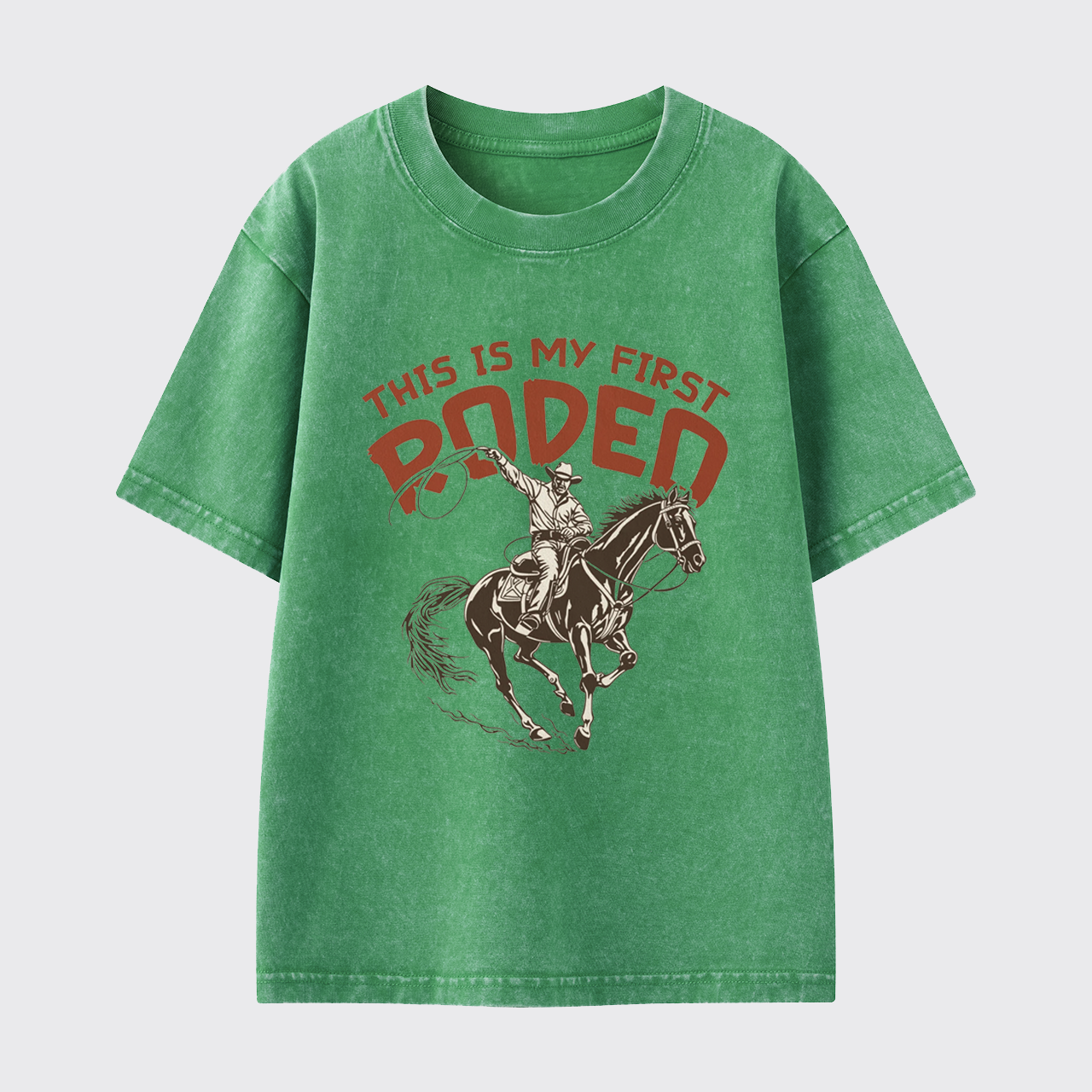 This Is My First Rodeo Washed Toddler T-shirt