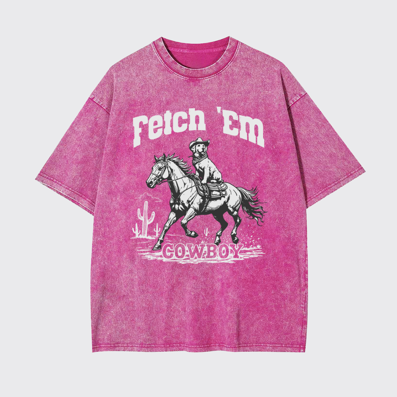 Fetch 'Em Cowboy Garment-dye Tees