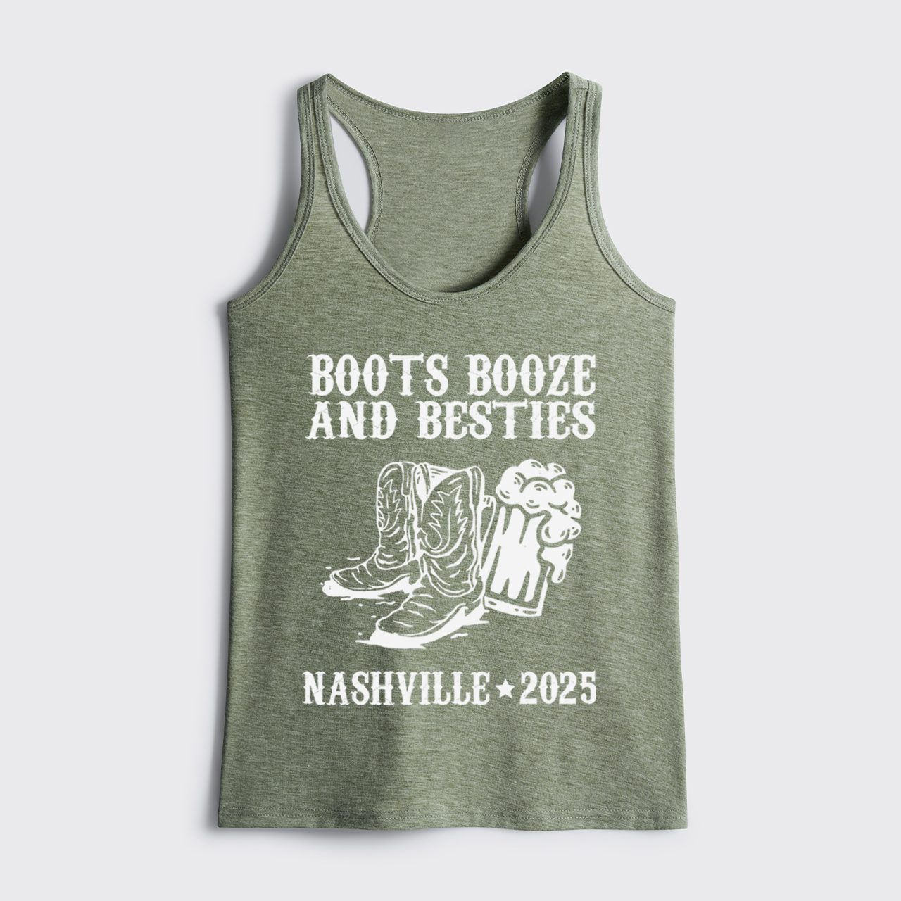 Boots Booze And Besties Classic Tanks