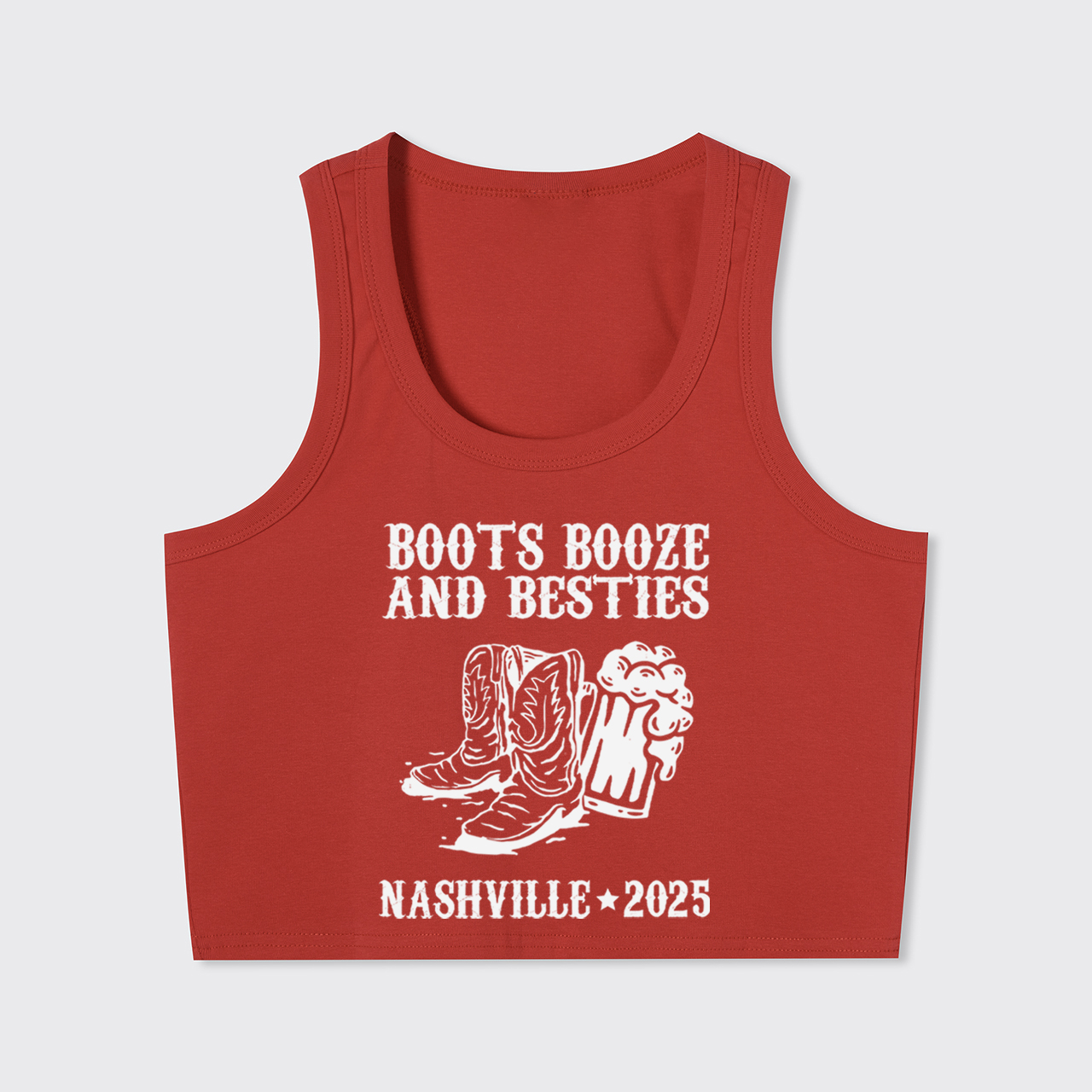 Boots Booze And Besties Tank Top