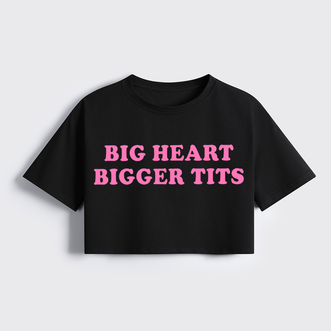 Big Heart Bigger Tits Cropped Boxy Tee