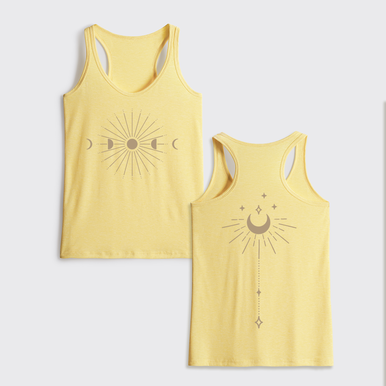 Mystical Moon Phase Classic Tanks