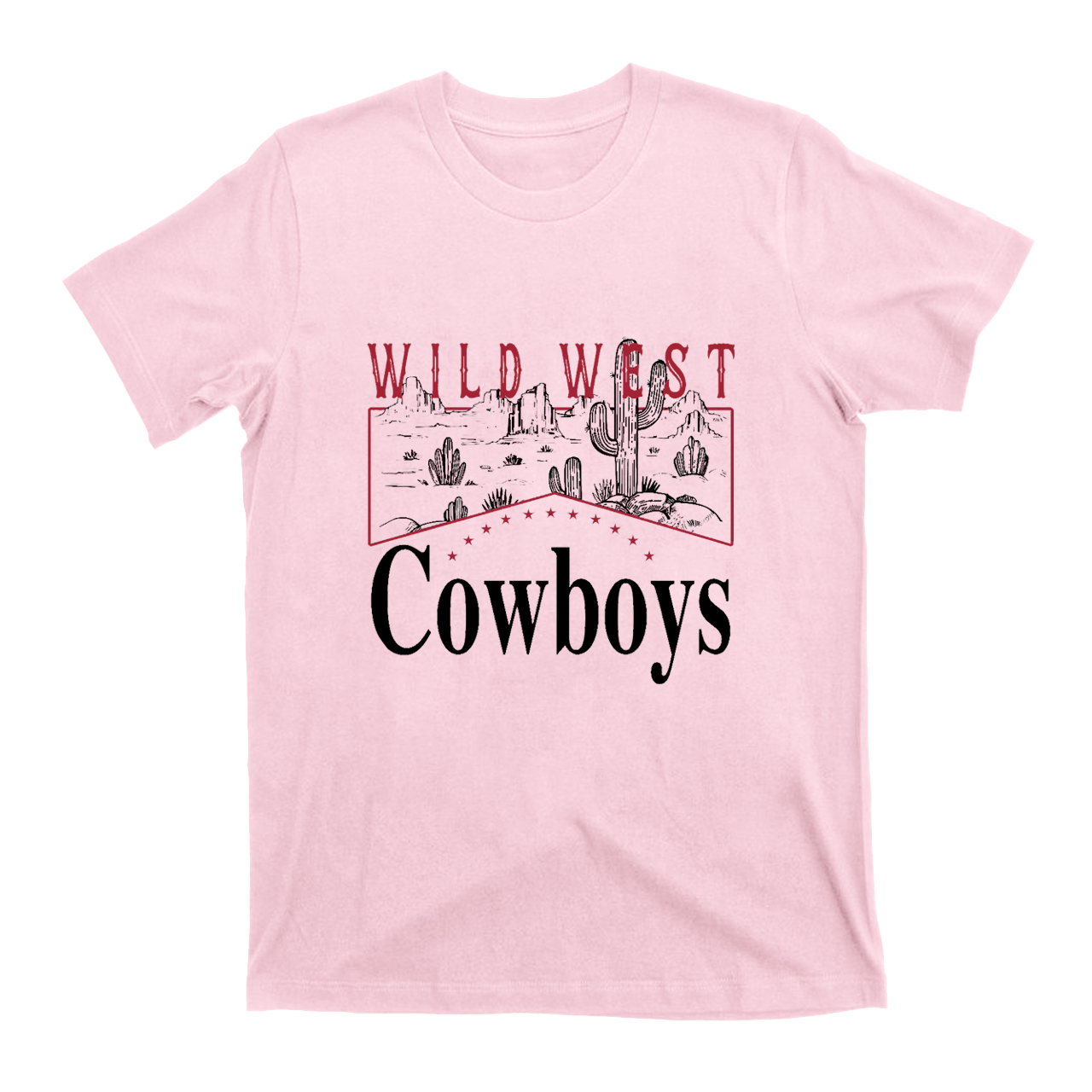 Wild West Desert Cactus Cowboys  T-Shirts