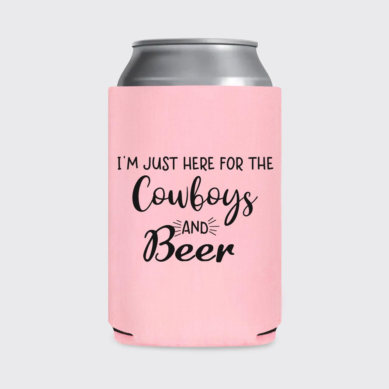 Western Cowboys And Beer Koozie