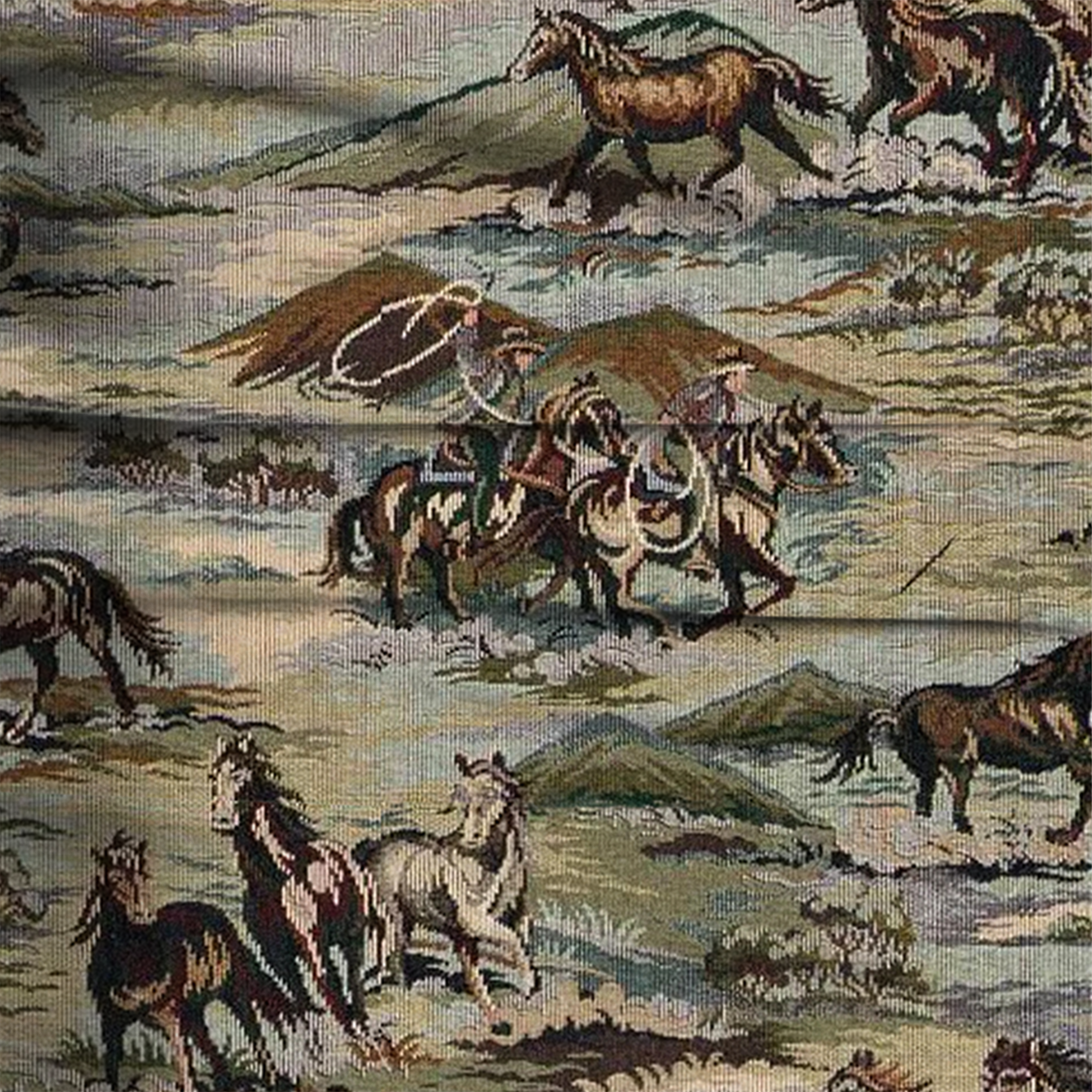 Western Horses Camo Pajama Pants