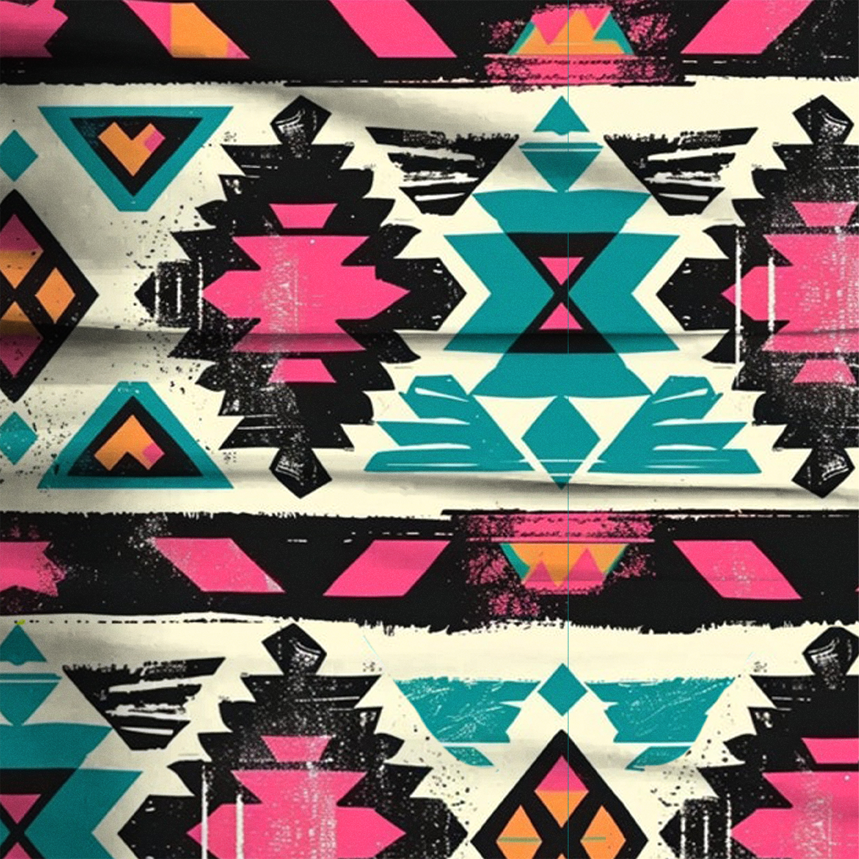 Vibrant Aztec Style Pajama Pants