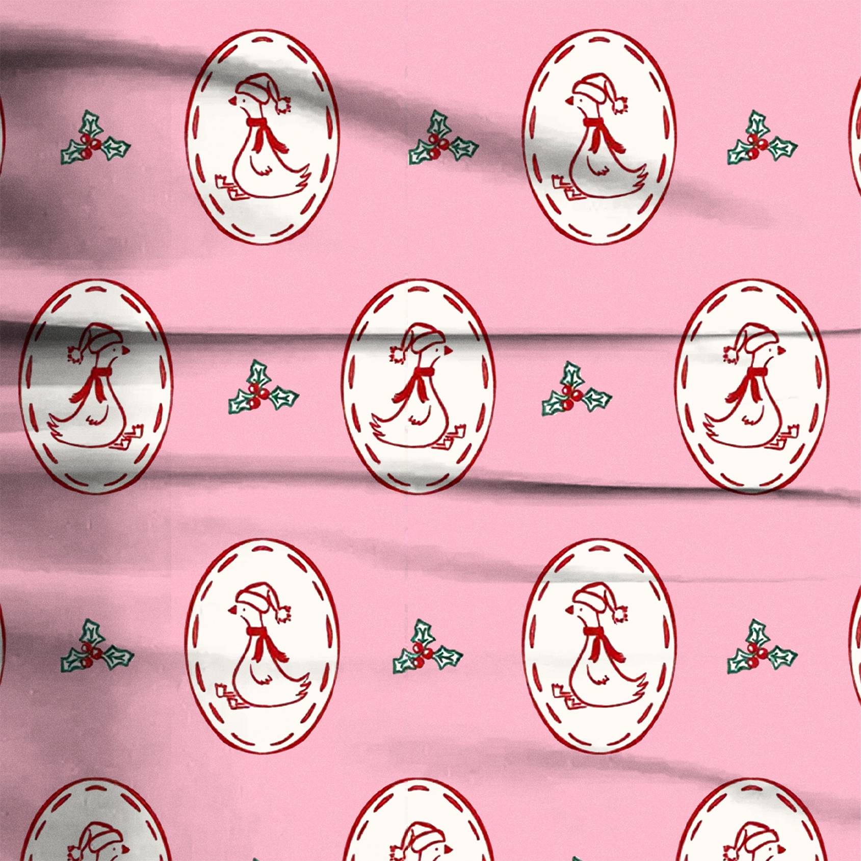 Vintage Christmas Goose Pajama Pants