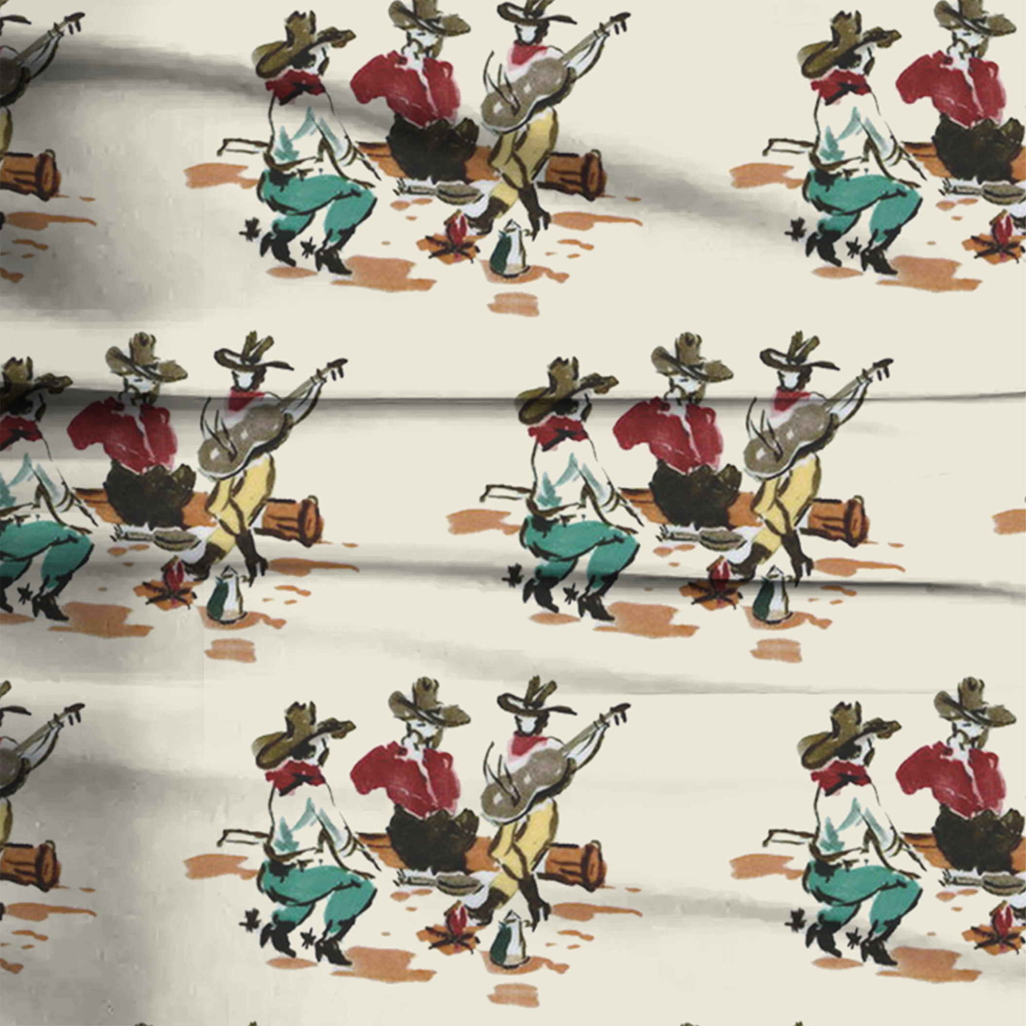 Campfire Cowboy Pajama Pants