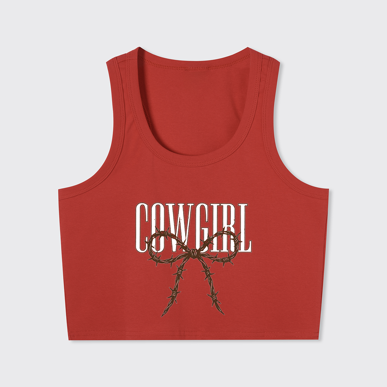 Sublimation Coquette Retro Cowgirl Tank Top
