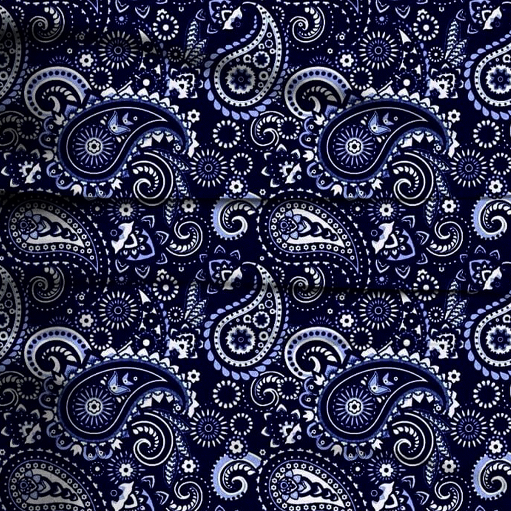 Navy Paisley Pajama Pants