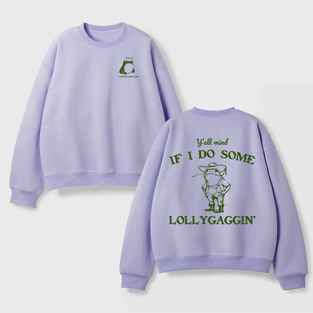 Rage Consumes Me Fleece Sweatshirt