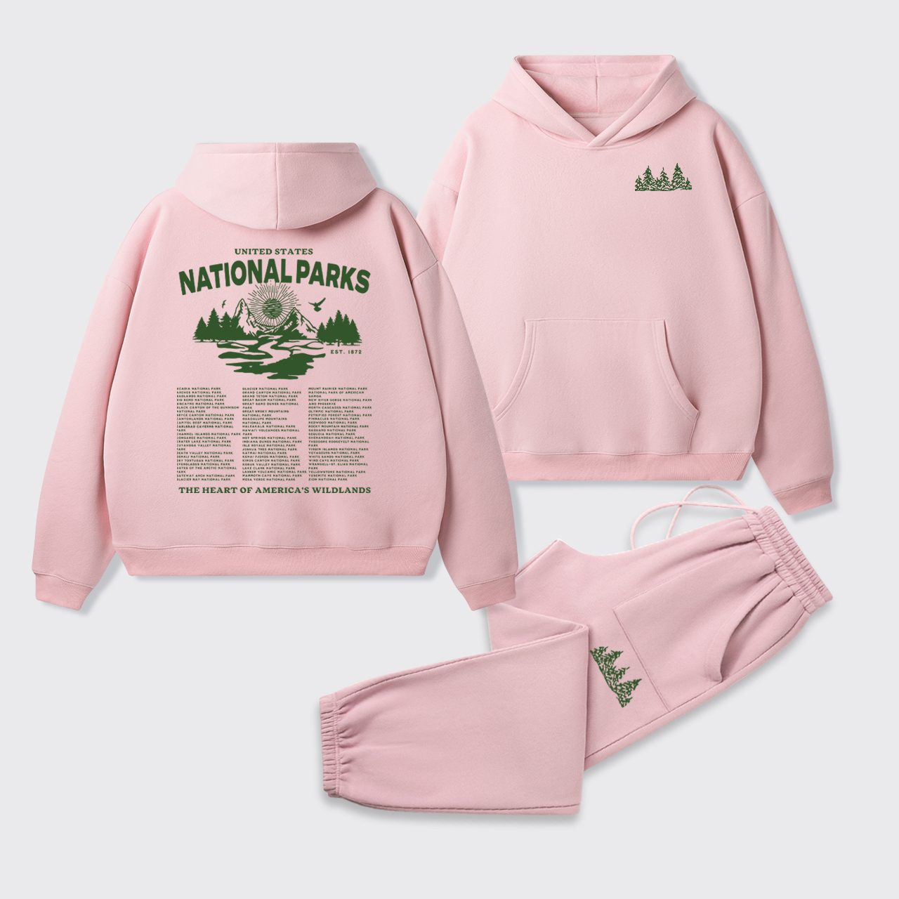Protect Our National Parks Fleece Hoodie Set