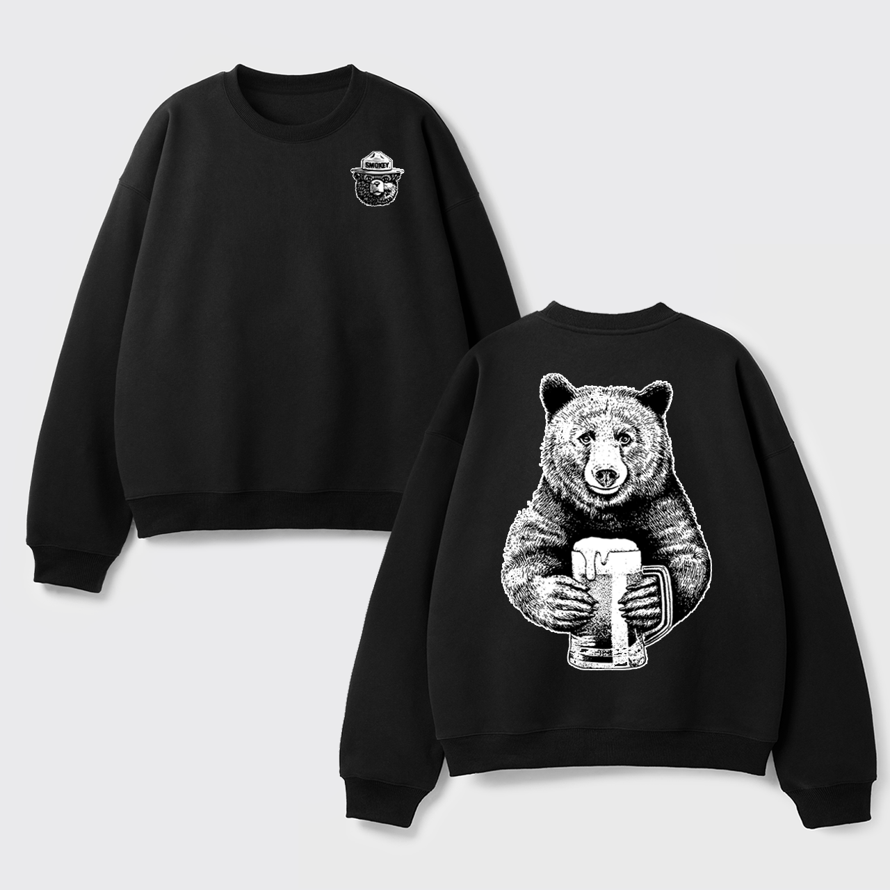 Smokey The Bear Fleece Sweatshirt