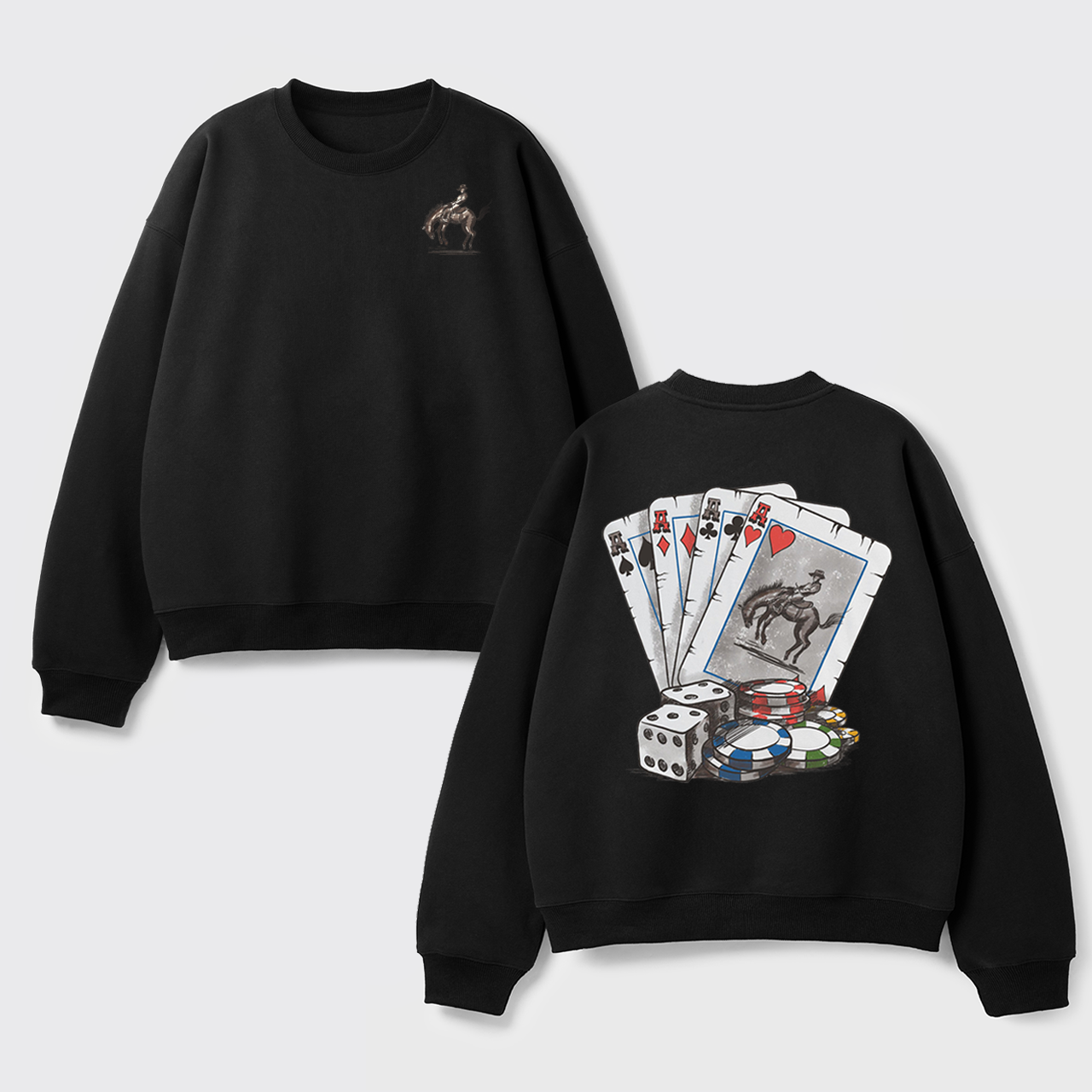 Cowboybay Knight On Horseback Fleece Sweatshirt