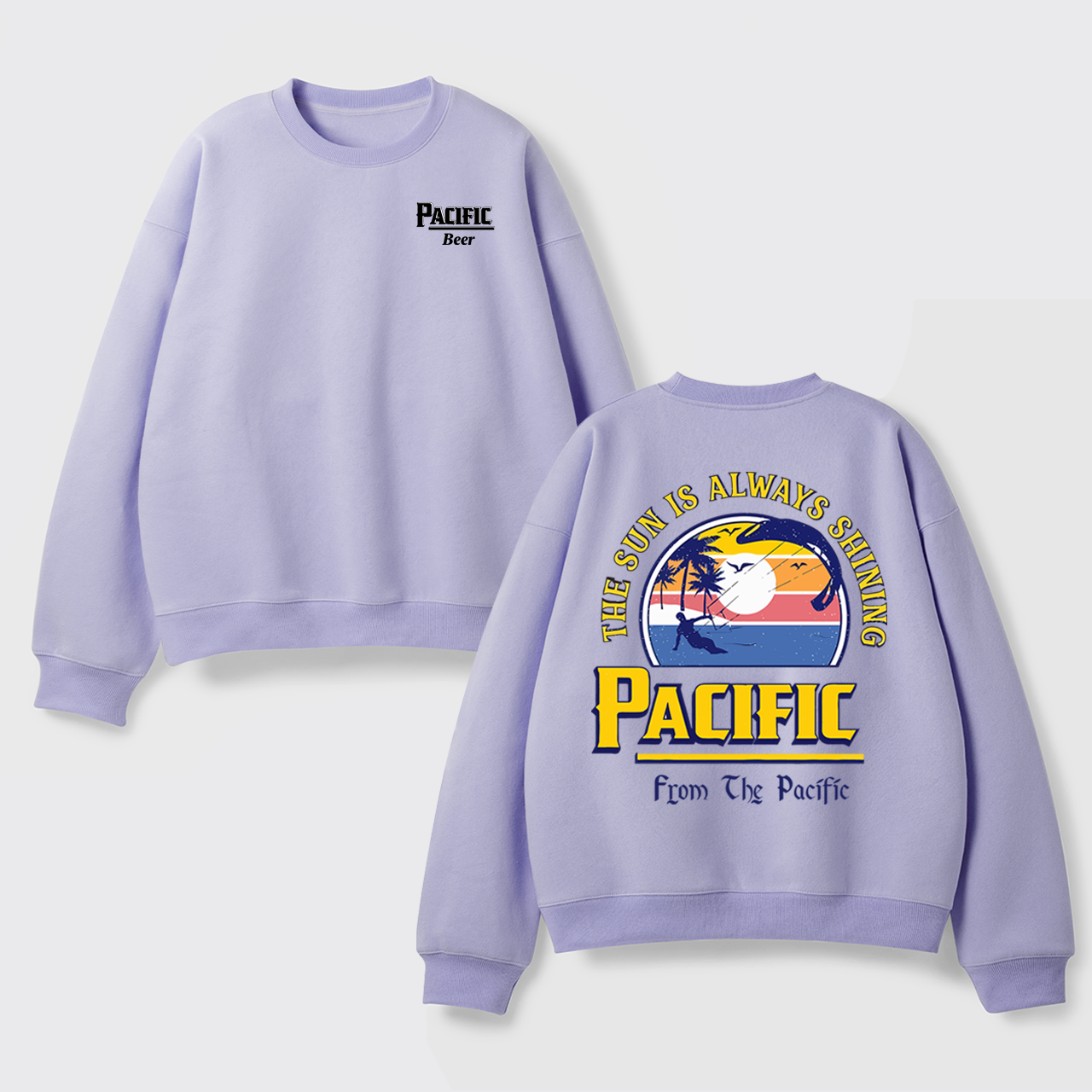 The Sun Always Shining Beer Fleece Sweatshirt