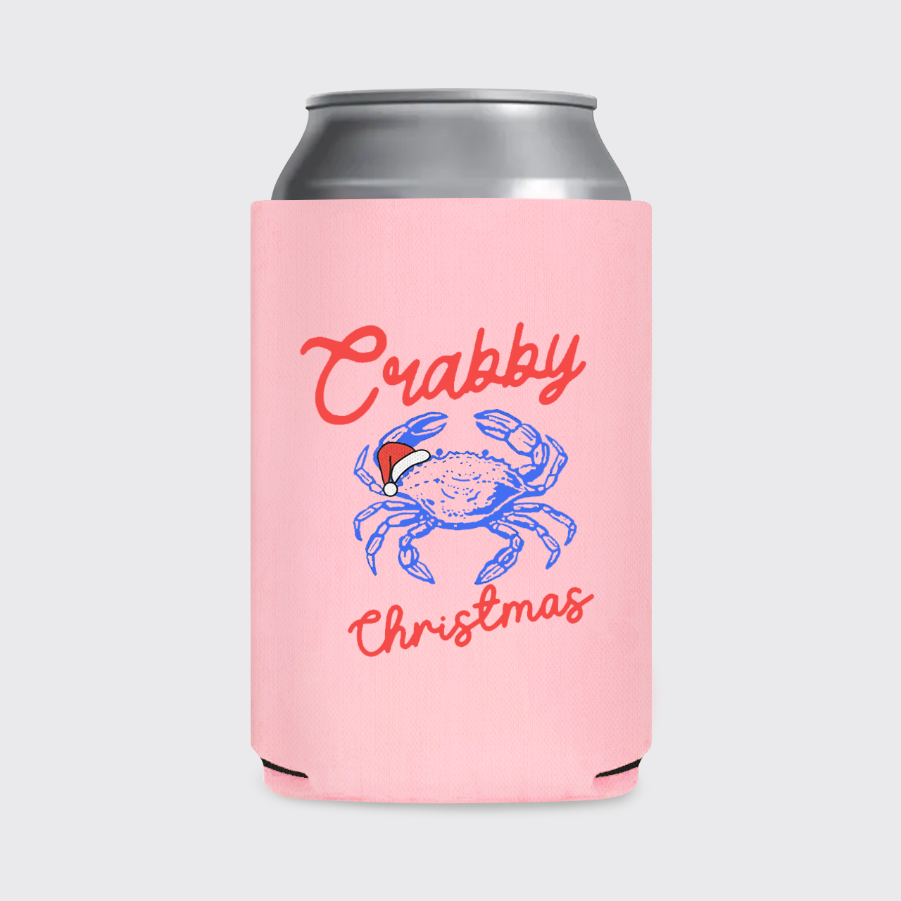 Crabby Christmas Koozie