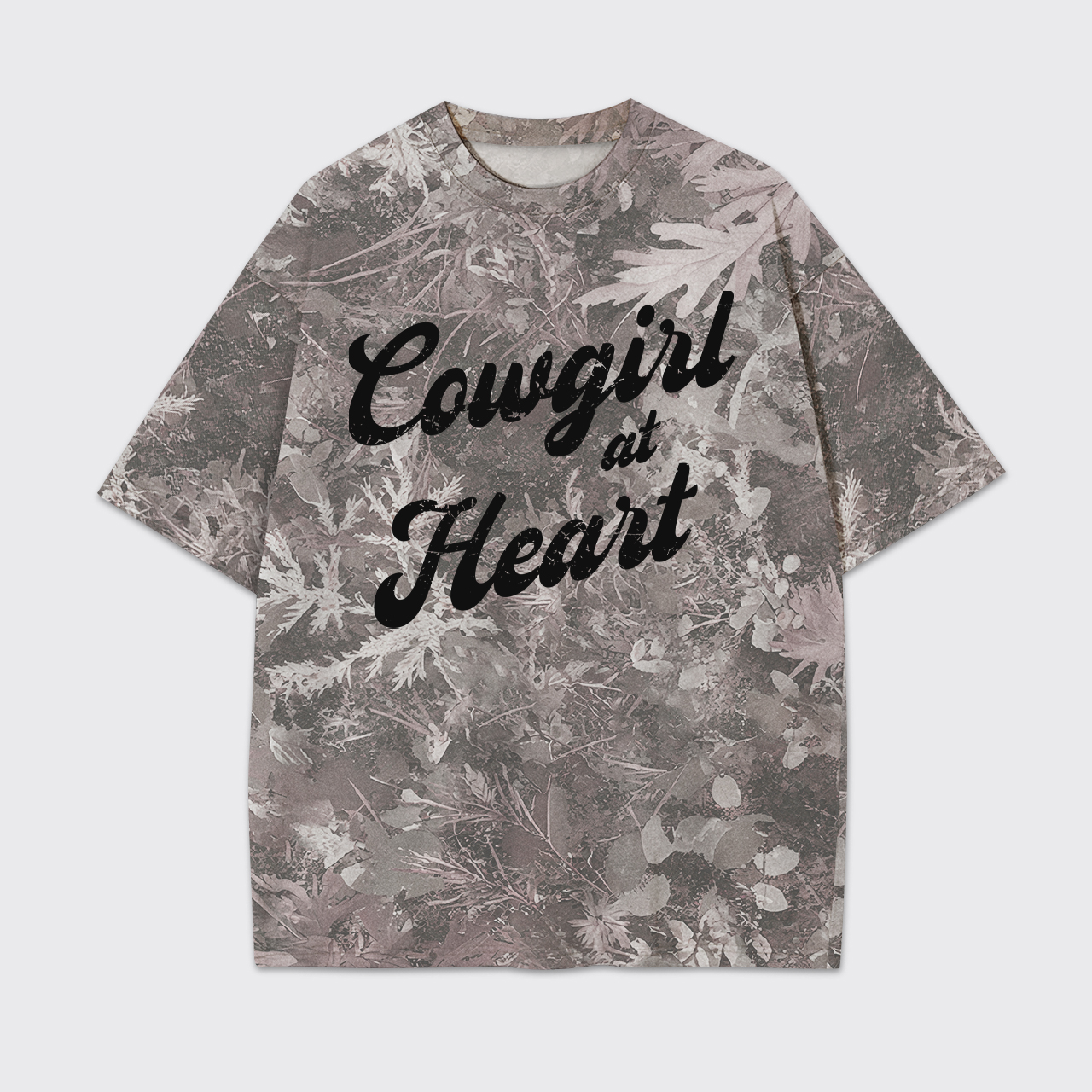 Cowgirl at Heart Camo Print Tees