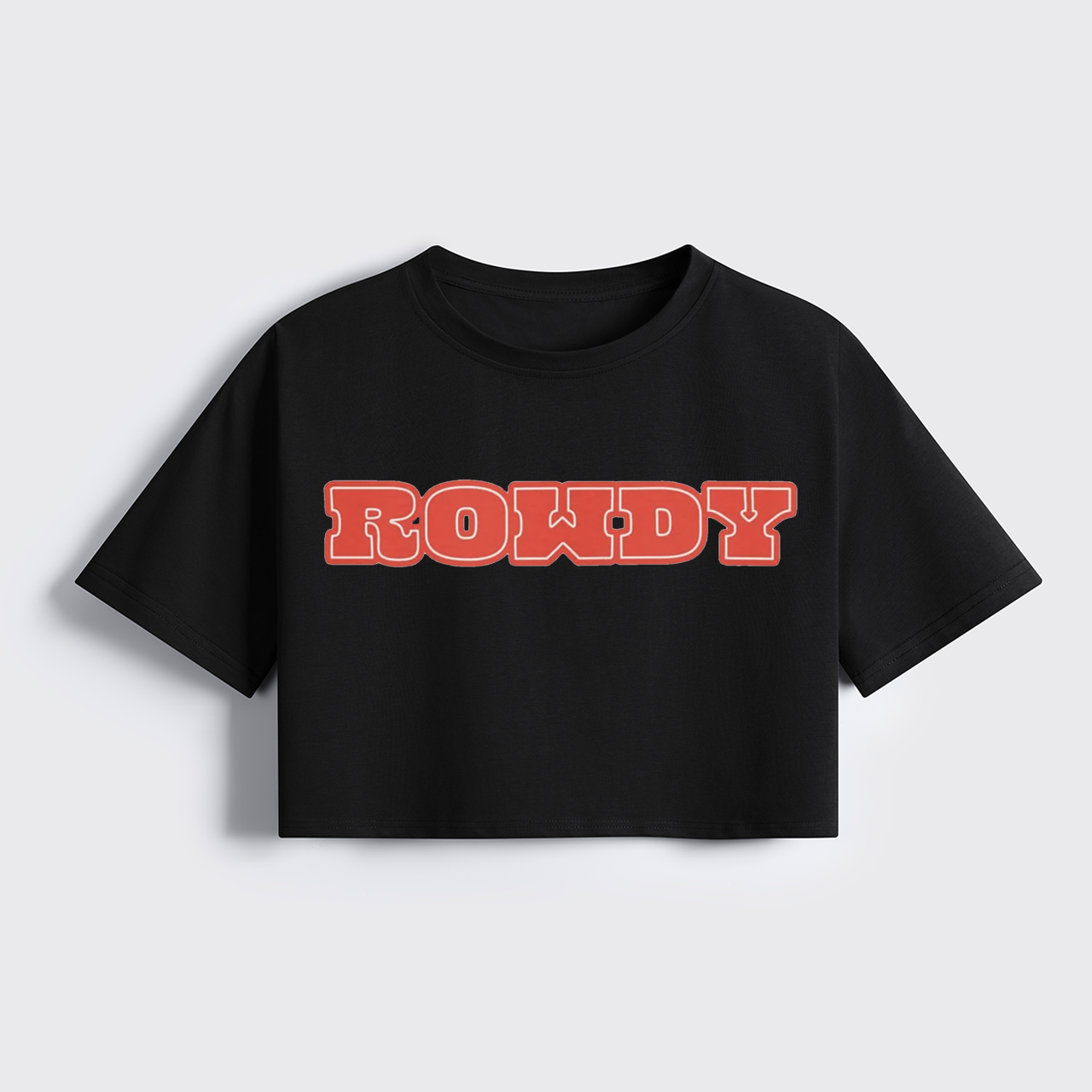Rowdy Western 90s Cropped Boxy Tee