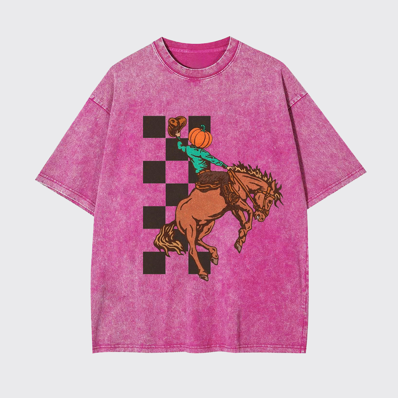 Halloween Cowboy Headless Horseman Garment-dye Tees