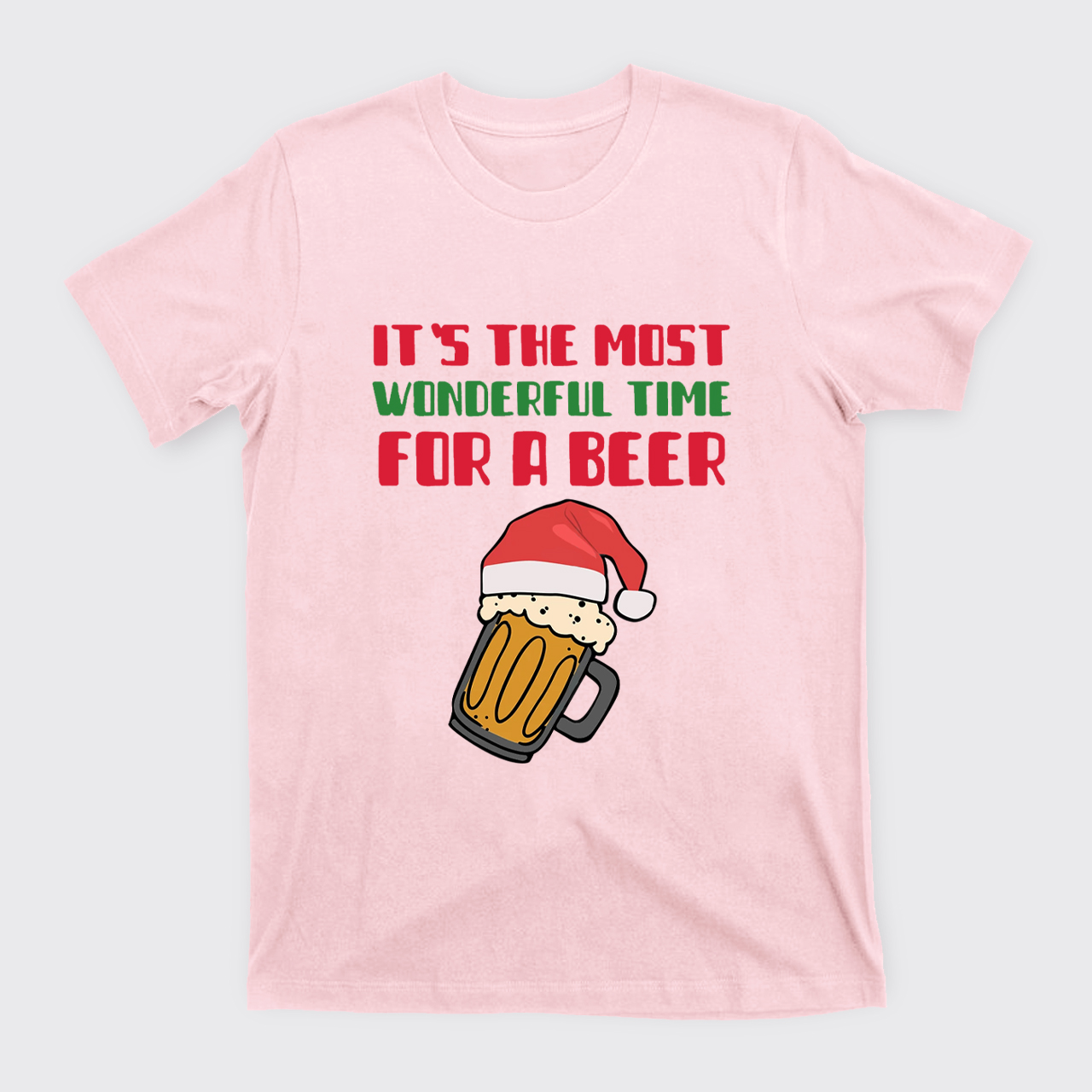 It's The Most Wonderful Time For A Beer Funny Christmas T-Shirts