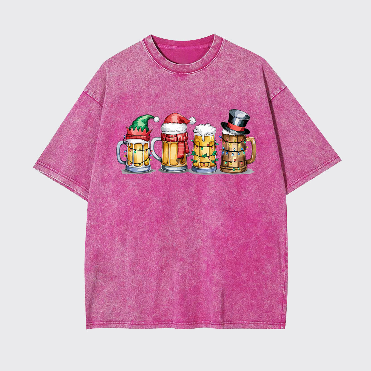 Christmas Beer Garment-dye Tees