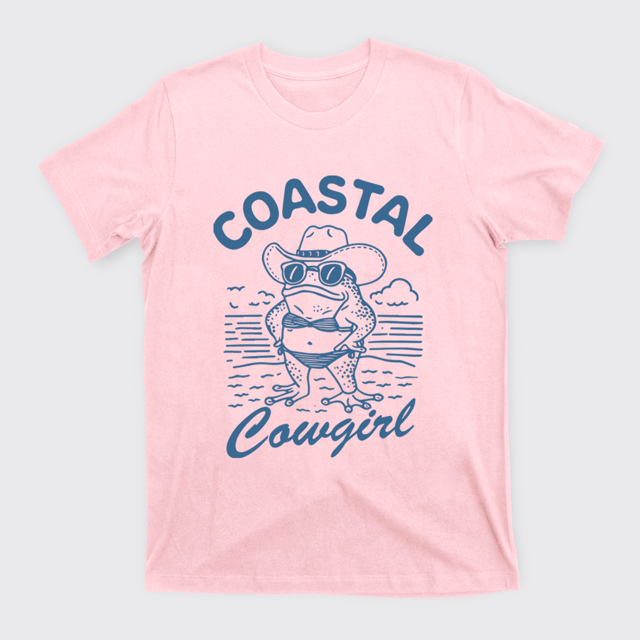 Funny Frog-Coastal Cowgirl T-Shirts