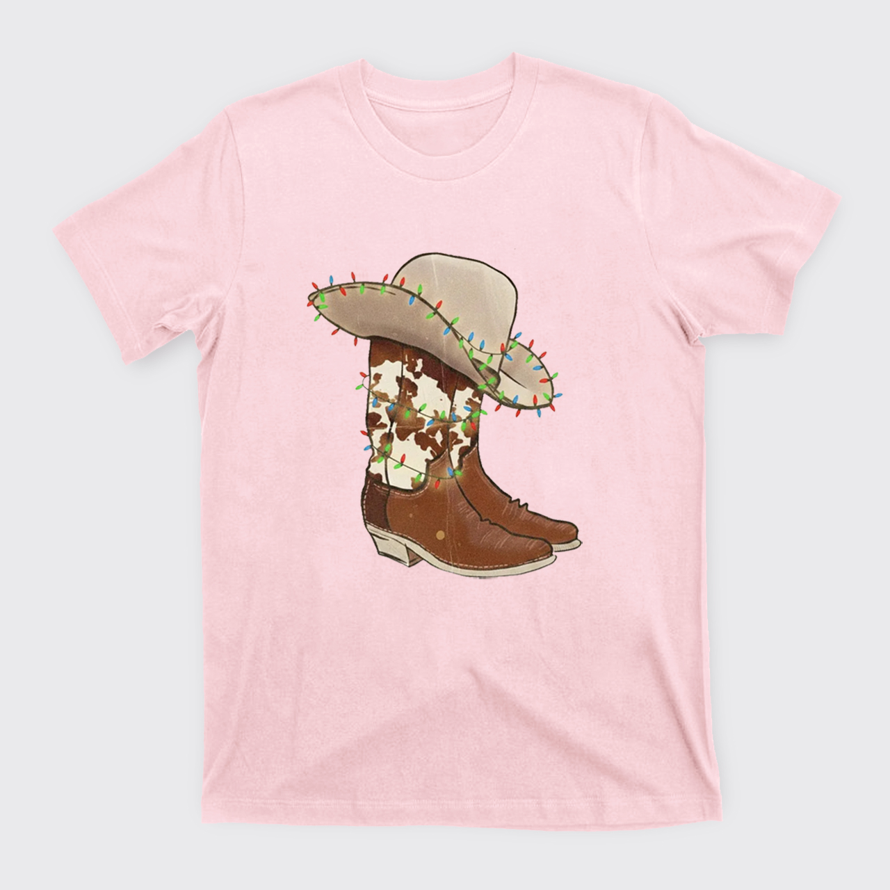 Christmas Cowgirl Boots T-Shirts