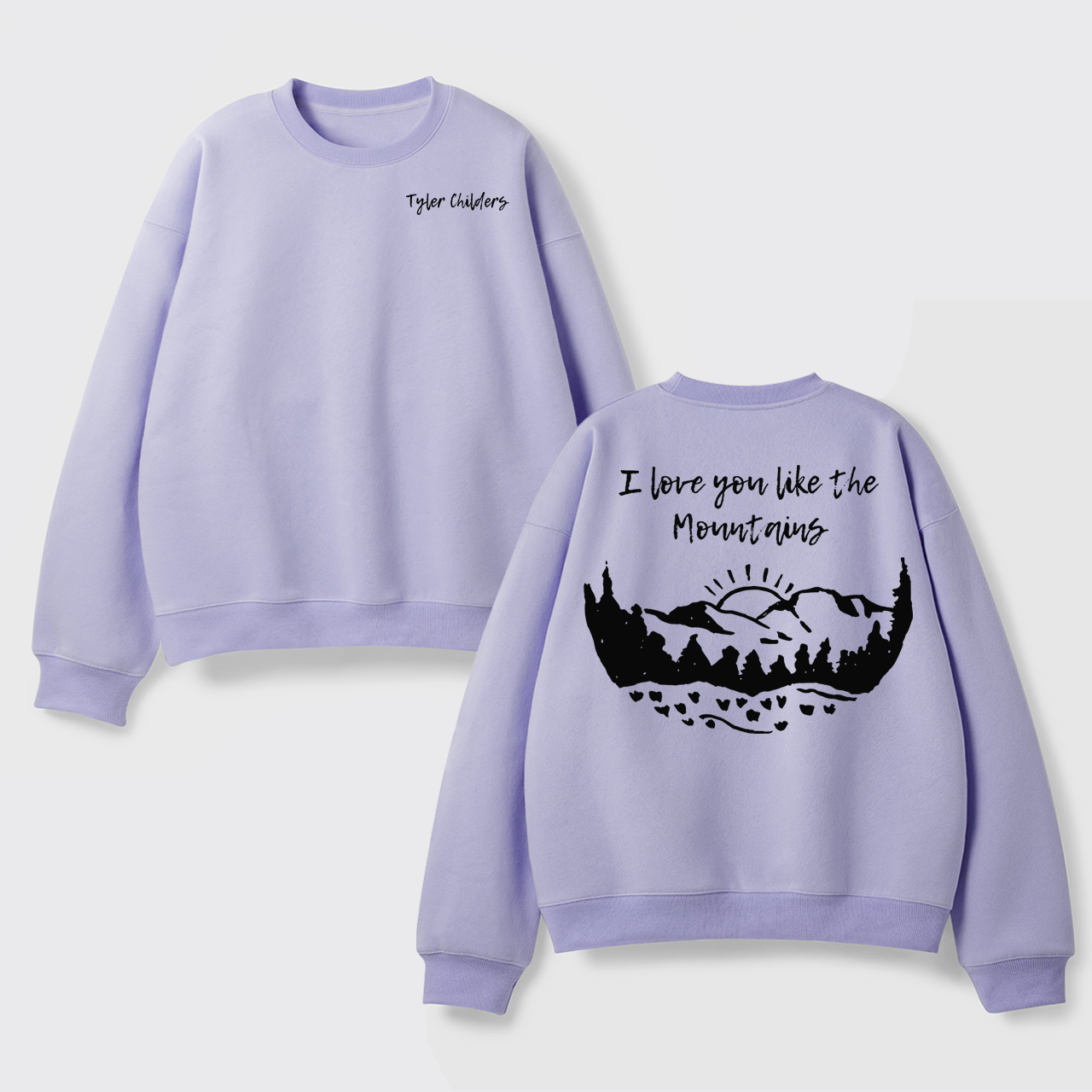 Fleece Tyler Childers Like The Mountains Sweatshirt
