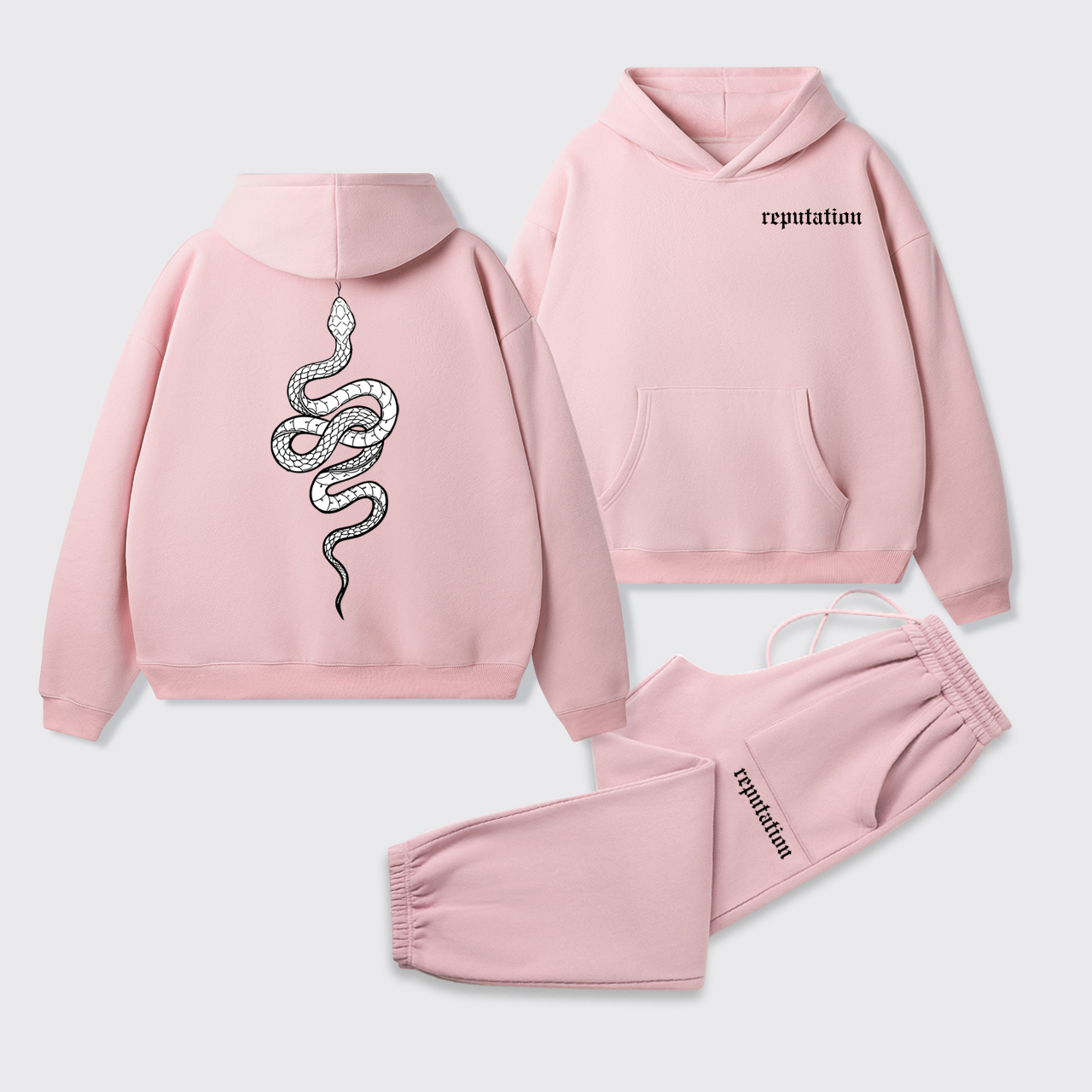 Fleece Reputation Look What You Made Me Do Hoodie Set