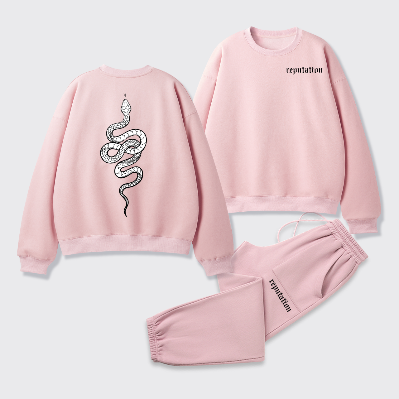 Fleece Reputation Look What You Made Me Do Sweatshirt Set