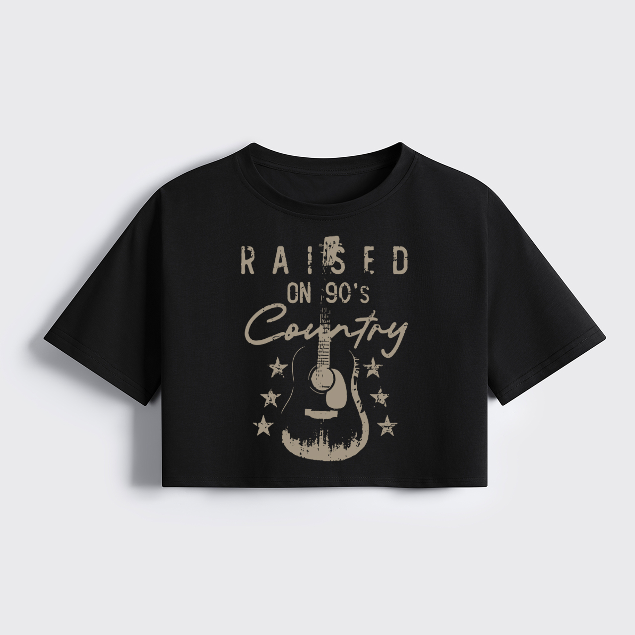 Raised on 90s Country Cropped Boxy Tee