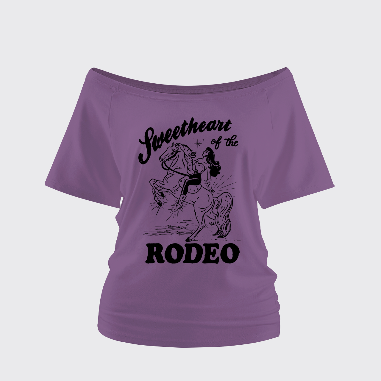 Sweetheart of the Rodeo Off Shoulder Top