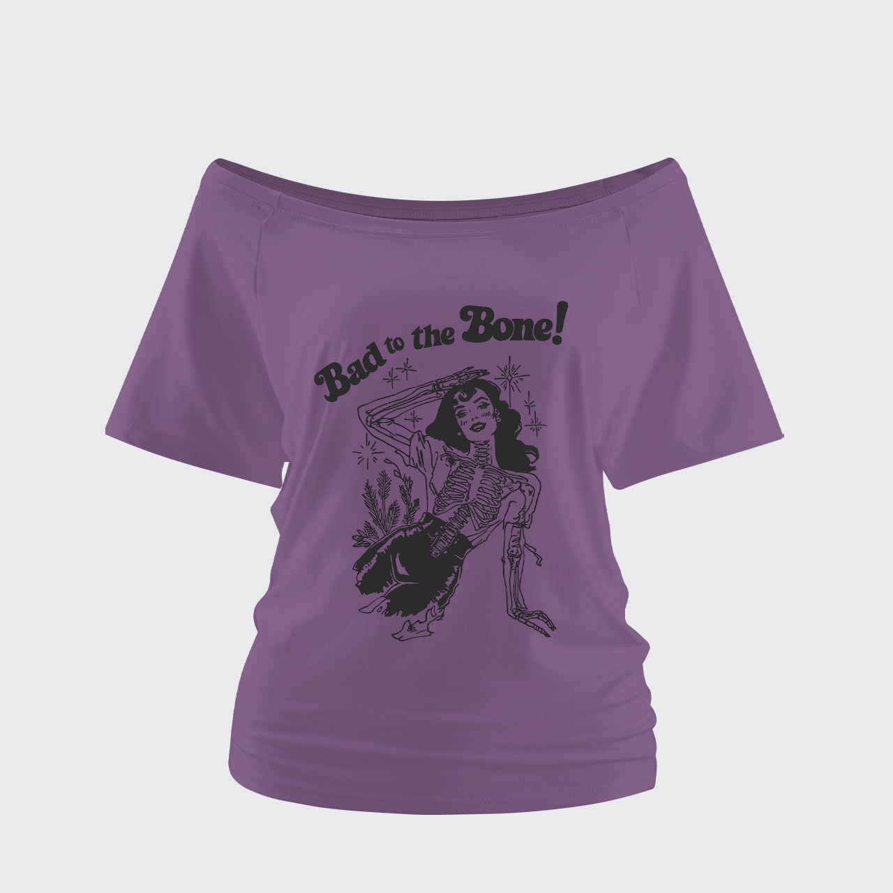 Bad To The Bone Off Shoulder Top
