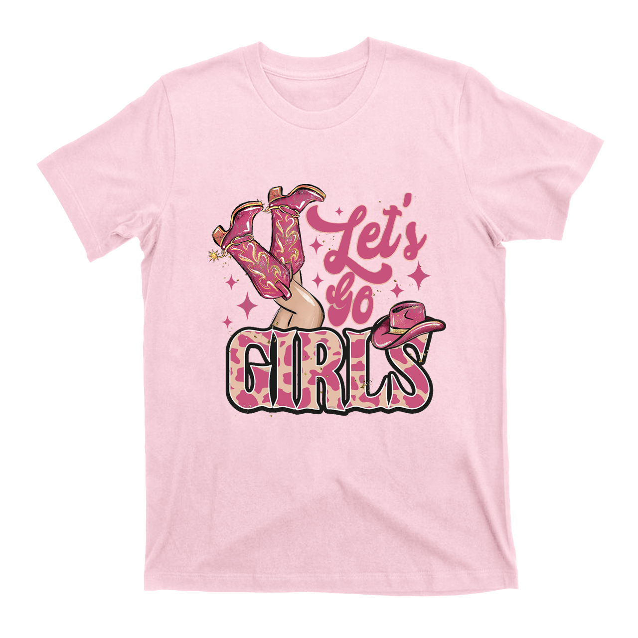 Let's Go Girls Westner Cowgirl  T-shirt