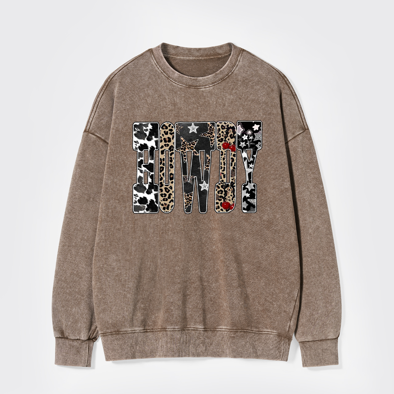 Western Country Cowgirl Howdy Washed Sweatshirts