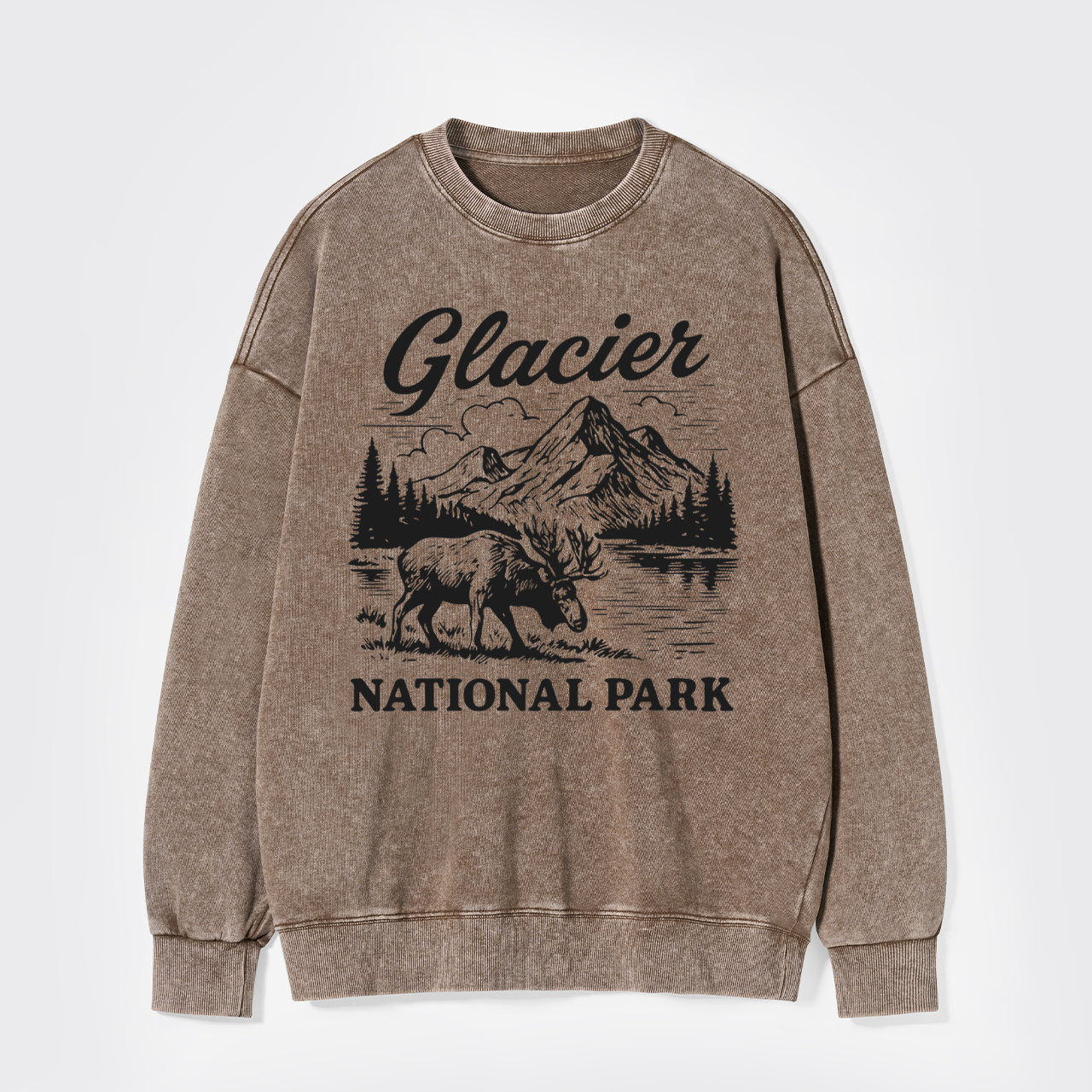 Glacier National Park Washed Sweatshirts
