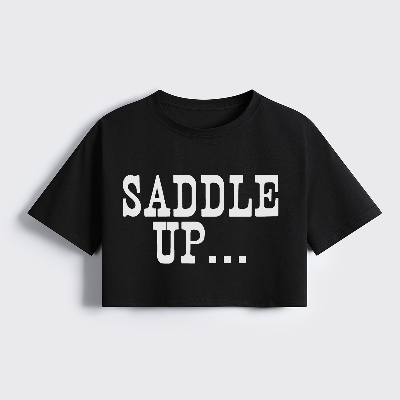 Saddle Up Cropped Boxy Tee