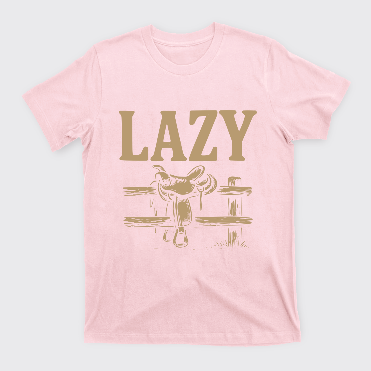 Lazy Cowboy Saddle T-Shirts
