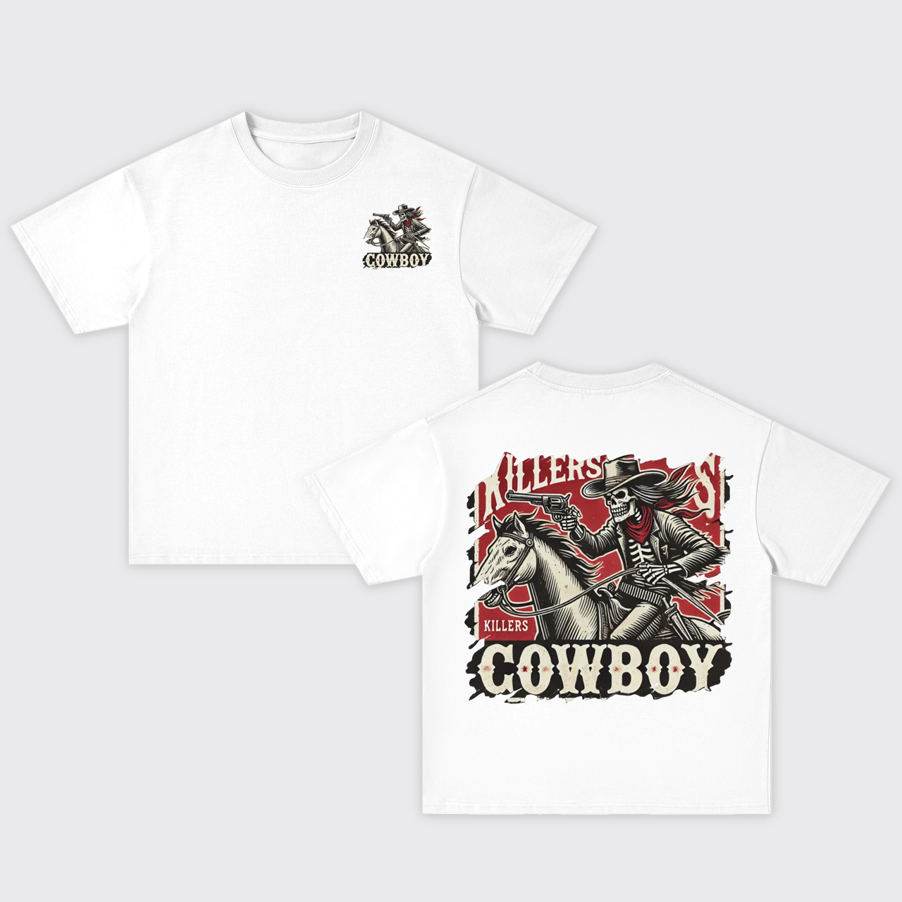 Black Cowboy Killers Oversize T-Shirts