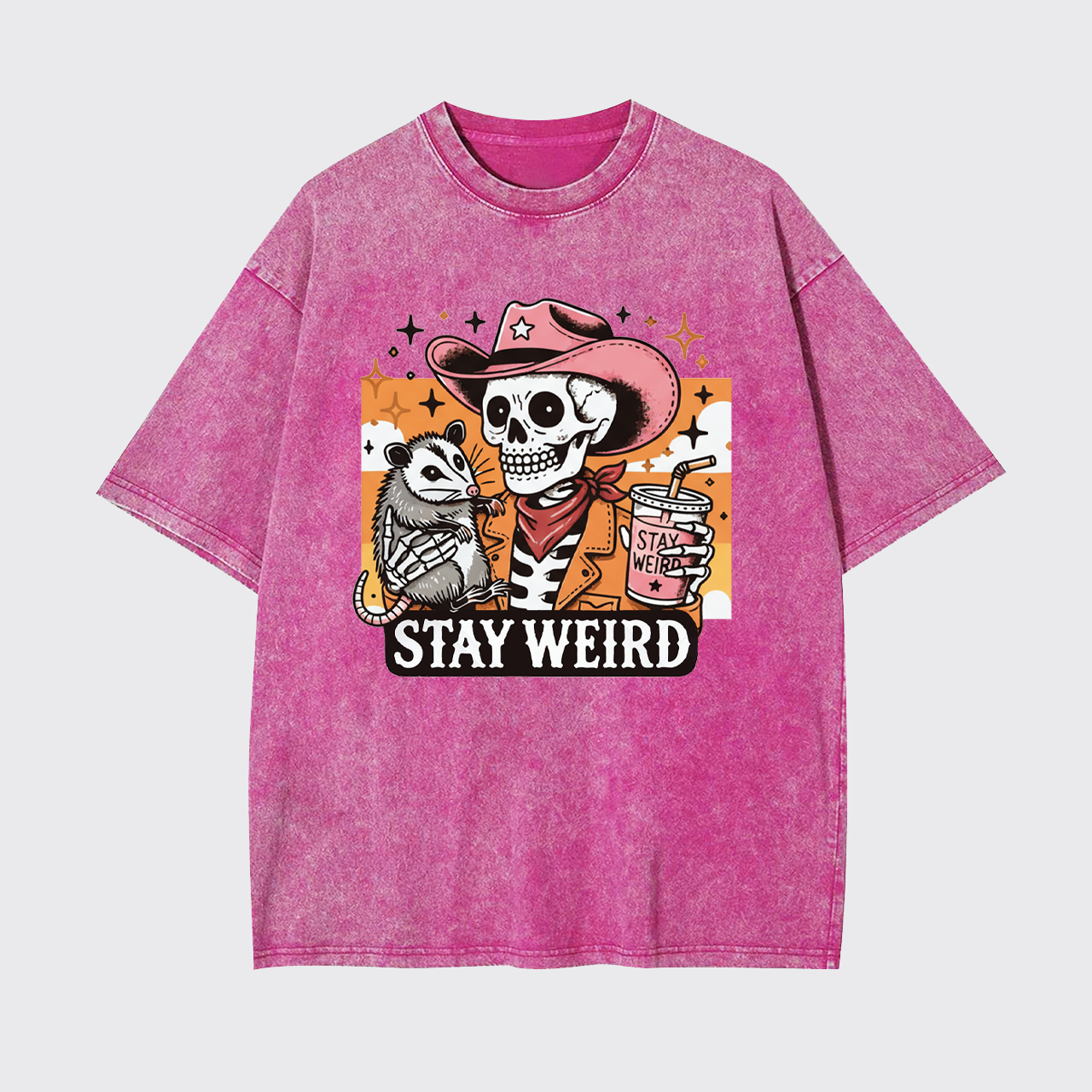 Stay Weird Garment-dye Tees