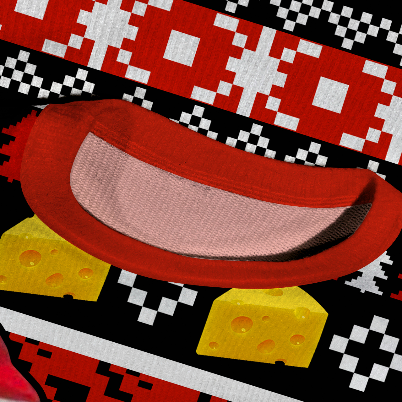 You Just Fold It In Meme Ugly Knit Sweatshirt