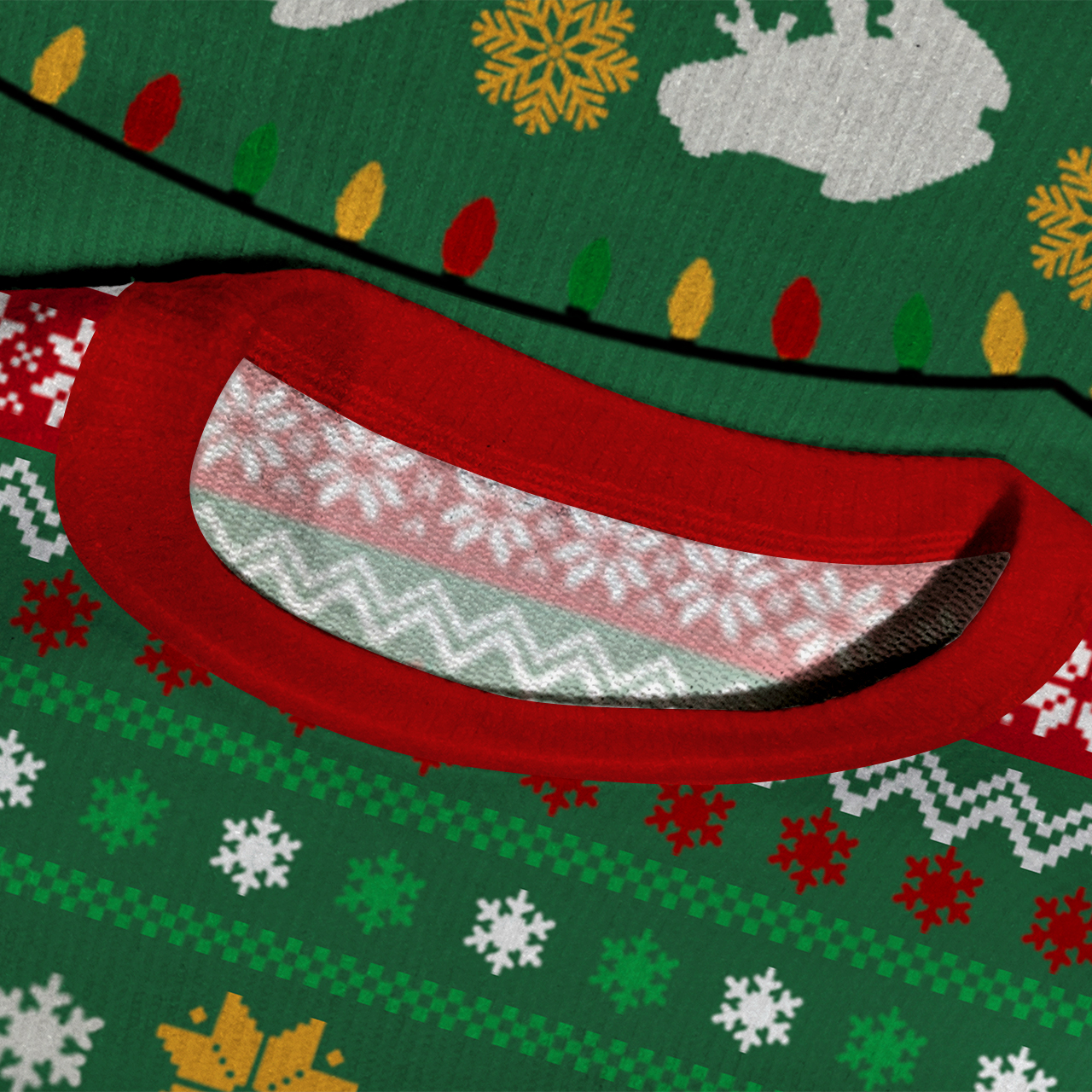 Strawberry Jams But My Glock Don't Frog Ugly Knit Sweatshirt