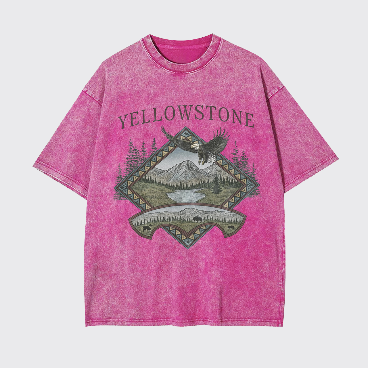 Yellowstone National Park Vintage Garment-dye Tees