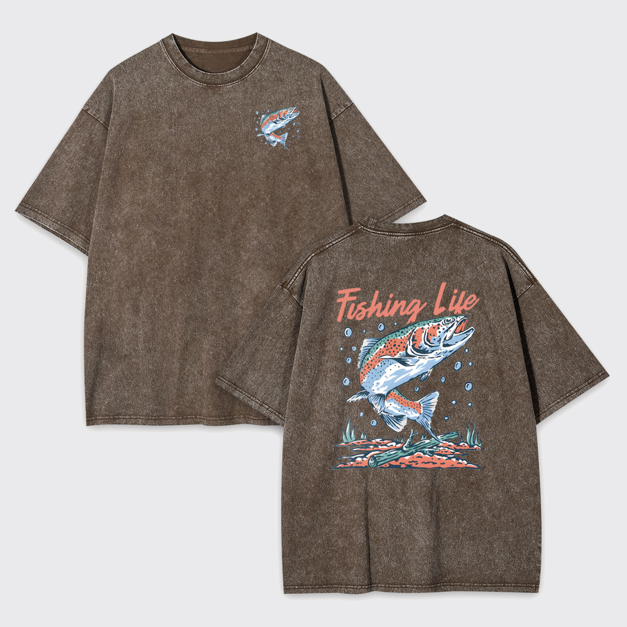 Fishing Life Garment-dye Tees