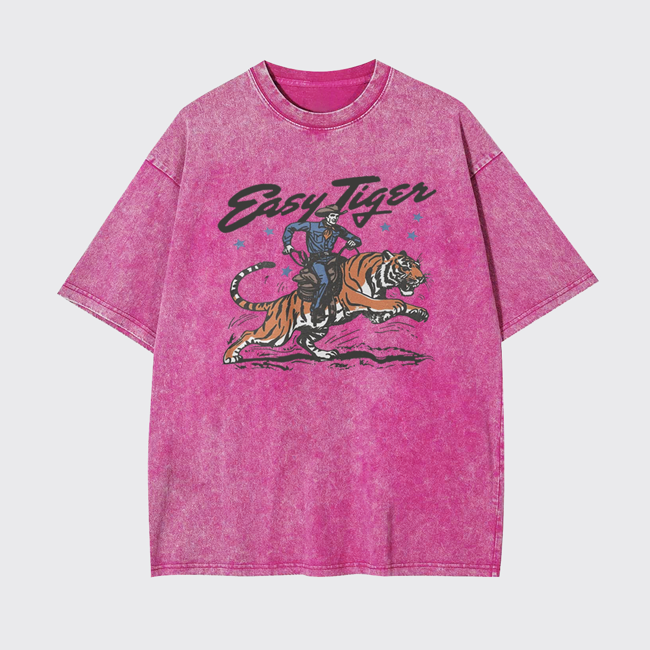 Easy Tiger Retro Cowboy Garment-dye Tees