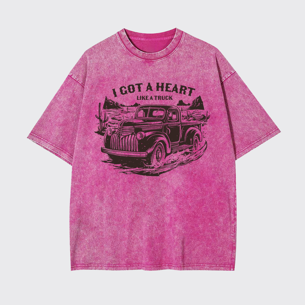 Heart Like A Truck Garment-dye Tees